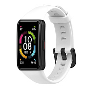 Ремешок - Honor Band 6 силикон на кнопке (white)