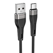 Кабель USB - Type-C Borofone BX46 15W 100см 3A  (black)