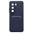 Чехол-накладка - SC337 с картхолдером для "Infinix Hot 50 4G" (dark blue) (237578)