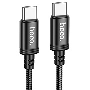 Кабель Type-C - Type-C Hoco X91 60W 300см 3A  (black)