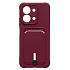 Чехол-накладка - SC304 с картхолдером для "Xiaomi Redmi 15C/Poco C85" (bordo)