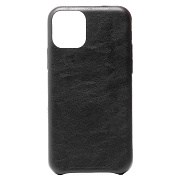 Чехол-накладка - Leather для "Apple iPhone 11 Pro Max" (black)