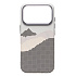 Чехол-накладка - MosBros (PC)  для "Apple iPhone 17 Pro/18 Pro" (LF-47) (gray/white)