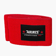 Фитнес резинки - эспандер-лента тканевая (M до 52 кг, 64 см) (red)