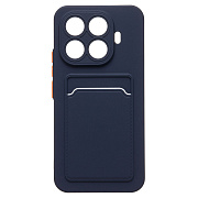 Чехол-накладка - SC337 с картхолдером для "Xiaomi 15T Pro" (dark blue) (242323)