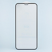 Защитное стекло Full Screen - 3D Flat для "Apple iPhone 12 mini" (тех.уп.) (black)