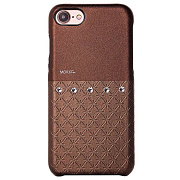 Чехол-накладка Mokka Flower pattern series для "Apple iPhone 7/iPhone 8/iPhone SE 2020" (brown) ..
