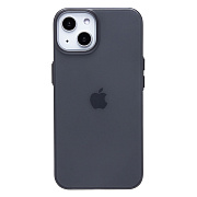 Чехол-накладка - PC091 для "Apple iPhone 14/iPhone 13" (matte transparent/black)