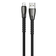 Кабель USB - Apple lightning Hoco U58 Core 12W 120см 2,4A  (black)
