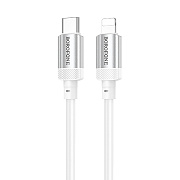 Кабель Type-C - Apple lightning Borofone BX108 PD 27W 100см 3A  (white)
