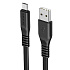 Кабель USB - micro USB Borofone BX23 Wide 12W 100см 2,4A  (black)