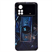 Чехол-накладка - SC310 для Xiaomi Poco X4 Pro 5G" (002) (black)