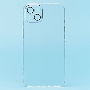 Чехол-накладка - PC073 с закрытой камерой для "Apple iPhone 13" (transparent) (213827)