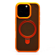 Чехол-накладка - SM088 SafeMag  для "Apple iPhone 16 Pro" (orange) (236502)