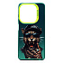 Чехол-накладка - PC094 для "Infinix Hot 40i" (леопард) (transparent/black) (233867)