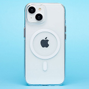 Чехол-накладка - SM039 SafeMag для "Apple iPhone 15" (transparent) (238606)