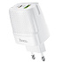 Адаптер Сетевой Hoco C85A Bright PD QC3.0 USB/Type-C 3A/20W (white)