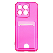 Чехол-накладка - SC336 с картхолдером для "Honor X8b" (pink) 
