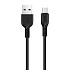 Кабель USB - micro USB Hoco X13 Easy 12W 100см 2,4A  (black)