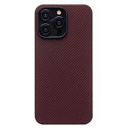 Чехол-накладка Cellis SM009 POSH KEVLAR SafeMag для "Apple iPhone 15 Pro Max" (red)