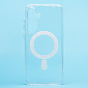 Чехол-накладка - SM006 SafeMag для "Samsung Galaxy S25 FE" (прозрачный)