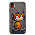 Чехол-накладка - SC335 для "Apple iPhone XR"  (тигр) (gray)