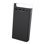 Внешний аккумулятор Hoco J62 30000mAh Micro/Type-C/USB*3 (black)
