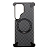 Чехол-накладка - SMZ09 Carbon SafeMag для "Samsung Galaxy S25 Ultra" (black)