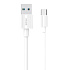 Кабель USB - Type-C Celebrat CB-09T  100см 2,1A  (white)