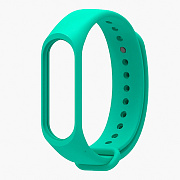 Ремешок - WB13 Xiaomi Mi Band 3/Mi Band 4 силикон на кнопке (регулируемый) (dark green)