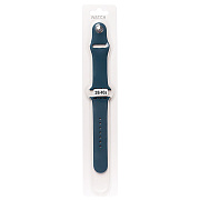 Ремешок - ApW Sport Band Apple Watch 38/40/41 mm силикон на кнопке (L) (blue)