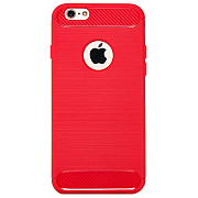 Чехол-накладка The ultimate experience Carbon для "Apple iPhone 6 Plus/6S Plus" (red) ..