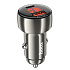 Адаптер Автомобильный Hoco Z50 Leader 48W PD30W+QC3.0 USB/Type-C/5V/3A (metal gray)