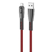 Кабель USB - Apple lightning Hoco U70 12W 120см 2,4A  (red)