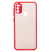 Чехол-накладка - PC041 для "Samsung SM-M215G Galaxy M21 2021 Edition" (red/black)
