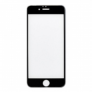 Защитное стекло Full Screen Glass 3D для Apple iPhone 6/iPhone 6S c силиконовыми краями (black)