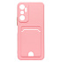 Чехол-накладка - SC315 с картхолдером для "infinix HOT 20 4G" (pink)