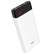 Внешний аккумулятор Hoco J28 10 000mAh Micro USB/USB Type-C (white)