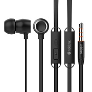 Проводные наушники с микрофоном внутриканальные Celebrat G10 Jack 3,5  (black)