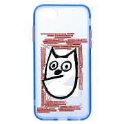 Чехол-накладка - PC046 для "Apple iPhone 7/iPhone 8/iPhone SE 2020" 02 (blue)