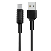 Кабель USB - Type-C Borofone BX1  100см 2A  (black)