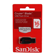 Флэш накопитель USB 16 Гб SanDisk Cruzer Blade (black)