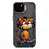 Чехол-накладка - SC335 для "Apple iPhone 13"  (тигр) (gray)
