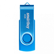 Флэш накопитель USB 4 Гб Smart Buy Twist (blue) 