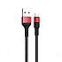 Кабель USB - Type-C Hoco X26 Xpress 10W 100см 2A  (black/red)