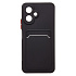Чехол-накладка - SC337 с картхолдером для "Infinix Smart 10" (black) (240685)