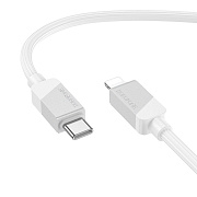 Кабель Type-C - Apple lightning Borofone BX107 PD 27W 100см 3A  (white)