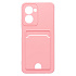 Чехол-накладка - SC315 с картхолдером для "OPPO realme C33" (pink)