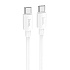 Кабель Type-C - Type-C Hoco X96 60W 100см 3A  (white)