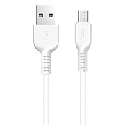 Кабель USB - micro USB Hoco X13 Easy 12W 100см 2,4A  (white)